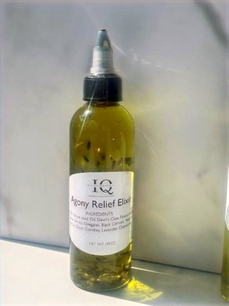 Divine Garden 111 Agony Relief Elixir bottle